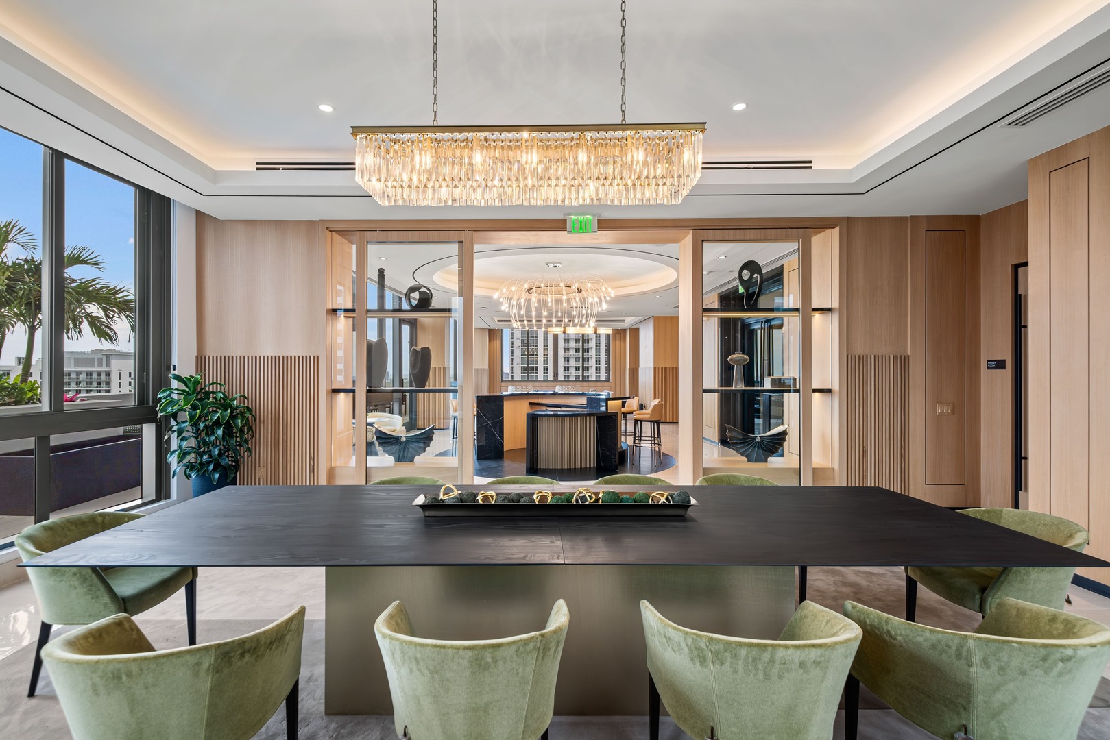 Resident lounge dining room